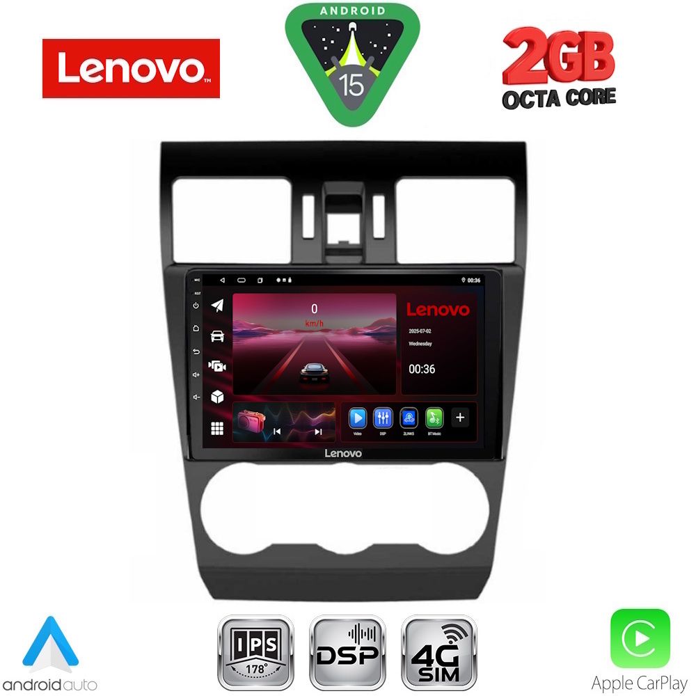 LENOVO LVF 5663_CPA (9inc) MULTIMEDIA TABLET for SUBARU FORESTER - IMPREZA - XV mod. 2013-2019 LENOVO LVF 5663_CPA (9inc) MULTIMEDIA TABLET for SUBARU FORESTER - IMPREZA - XV mod. 2013-2019