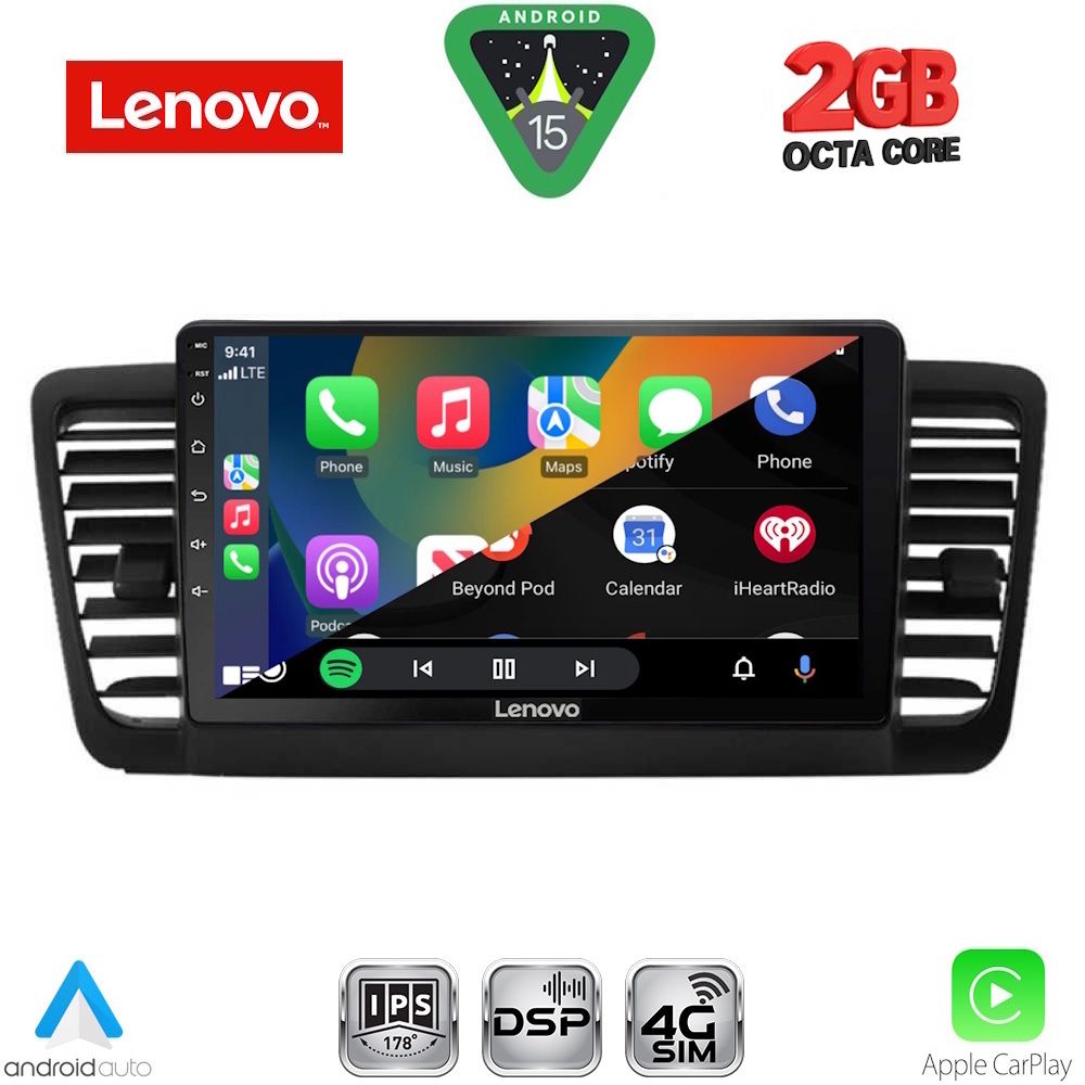 LENOVO LVF 5665_CPA (9inc) MULTIMEDIA TABLET for SUBARU LEGACY - OUTBACK mod. 2002-2008 LENOVO LVF 5665_CPA (9inc) MULTIMEDIA TABLET for SUBARU LEGACY - OUTBACK mod. 2002-2008