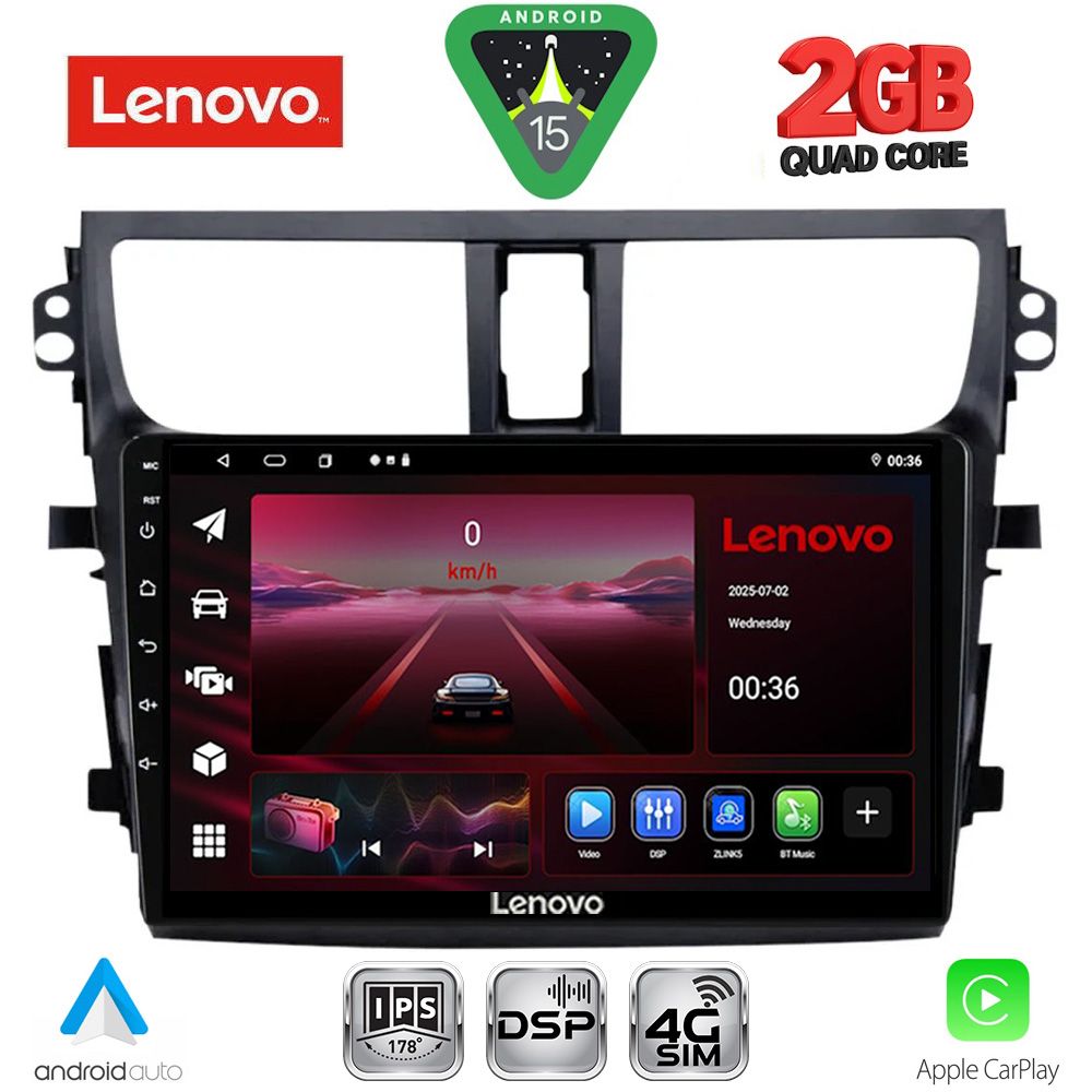 LENOVO LVF 5674_CPA (9inc) MULTIMEDIA TABLET for SUZUKI CELERIO mod. 2015-2021 LENOVO LVF 5674_CPA (9inc) MULTIMEDIA TABLET for SUZUKI CELERIO mod. 2015-2021