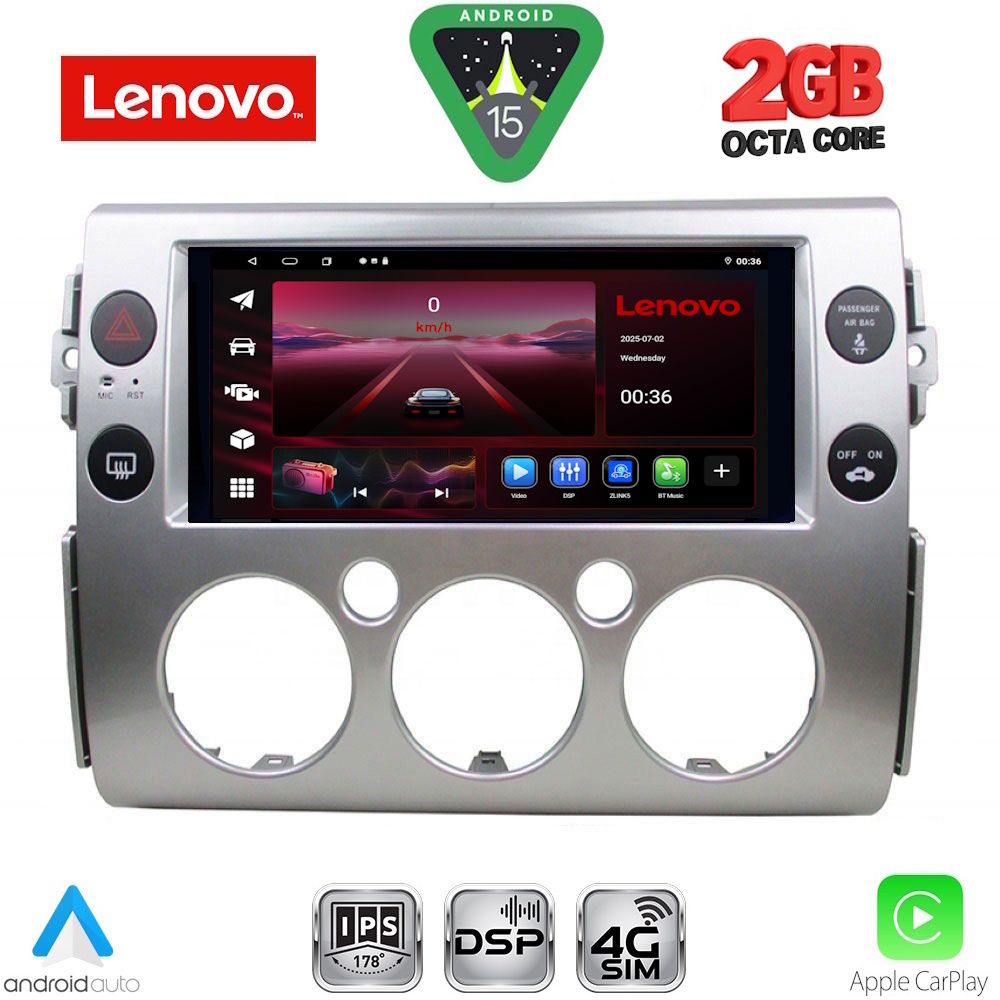 LENOVO LVF 5717_CPA (9inc) MULTIMEDIA TABLET for TOYOTA FJ CRUISER mod. 2007-2013 LENOVO LVF 5717_CPA (9inc) MULTIMEDIA TABLET for TOYOTA FJ CRUISER mod. 2007-2013