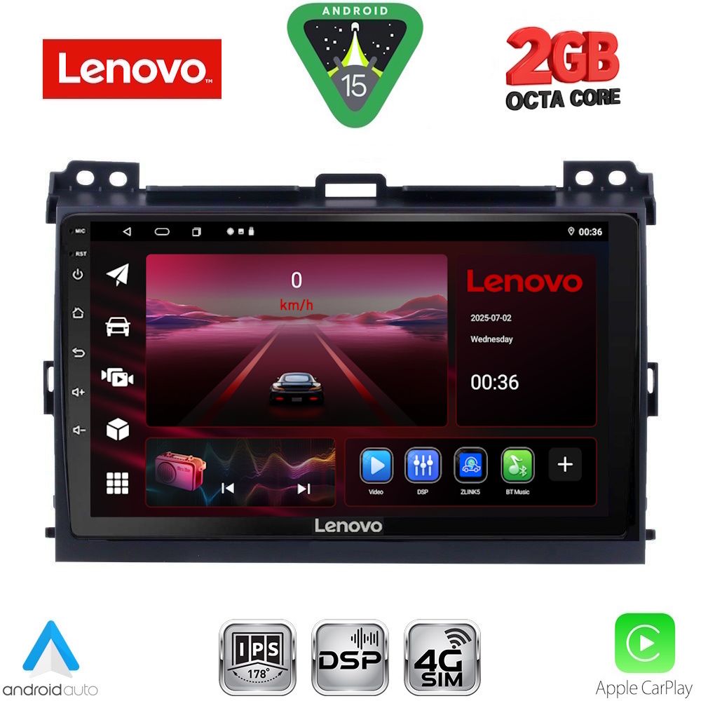 LENOVO LVF 5723_CPA (9inc) MULTIMEDIA TABLET for TOYOTA LANDCRUISER mod. 2002-2008 LENOVO LVF 5723_CPA (9inc) MULTIMEDIA TABLET for TOYOTA LANDCRUISER mod. 2002-2008