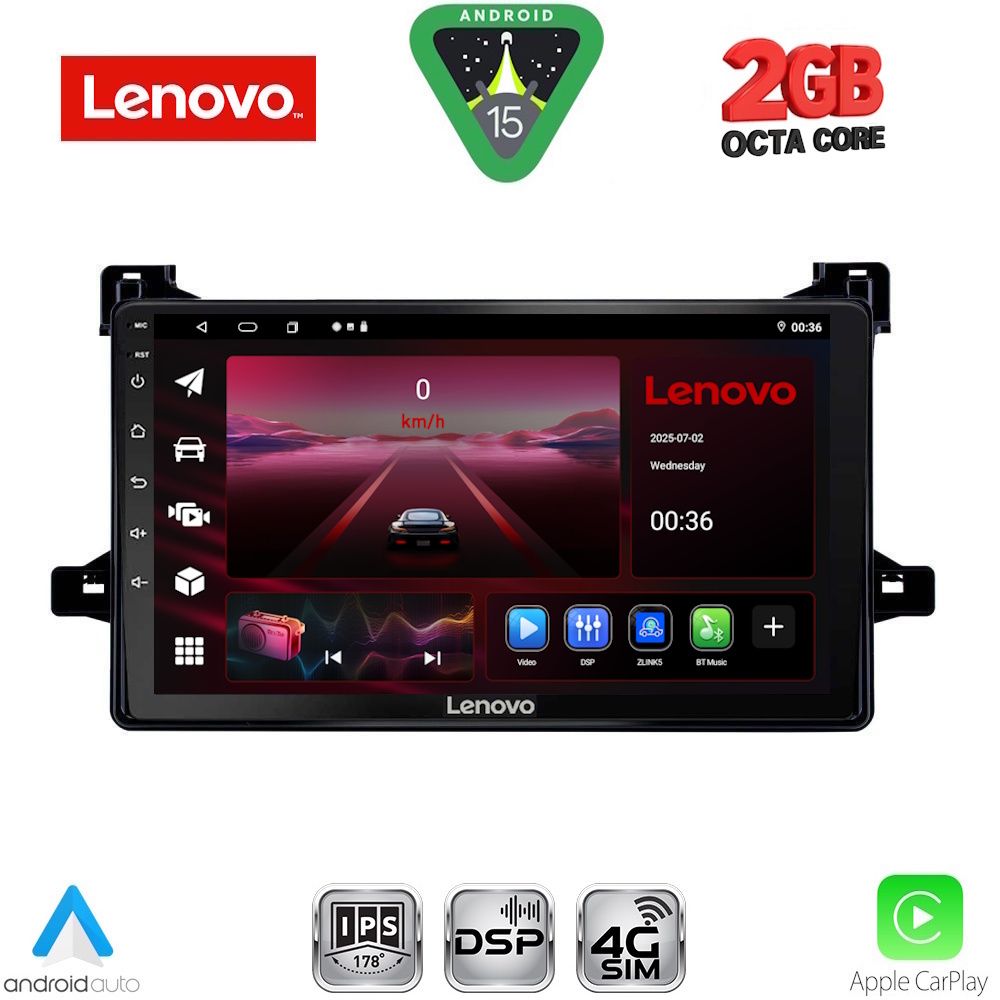 LENOVO LVF 5727_CPA (9inc) MULTIMEDIA TABLET for TOYOTA PRIUS mod. 2016-2020 LENOVO LVF 5727_CPA (9inc) MULTIMEDIA TABLET for TOYOTA PRIUS mod. 2016-2020