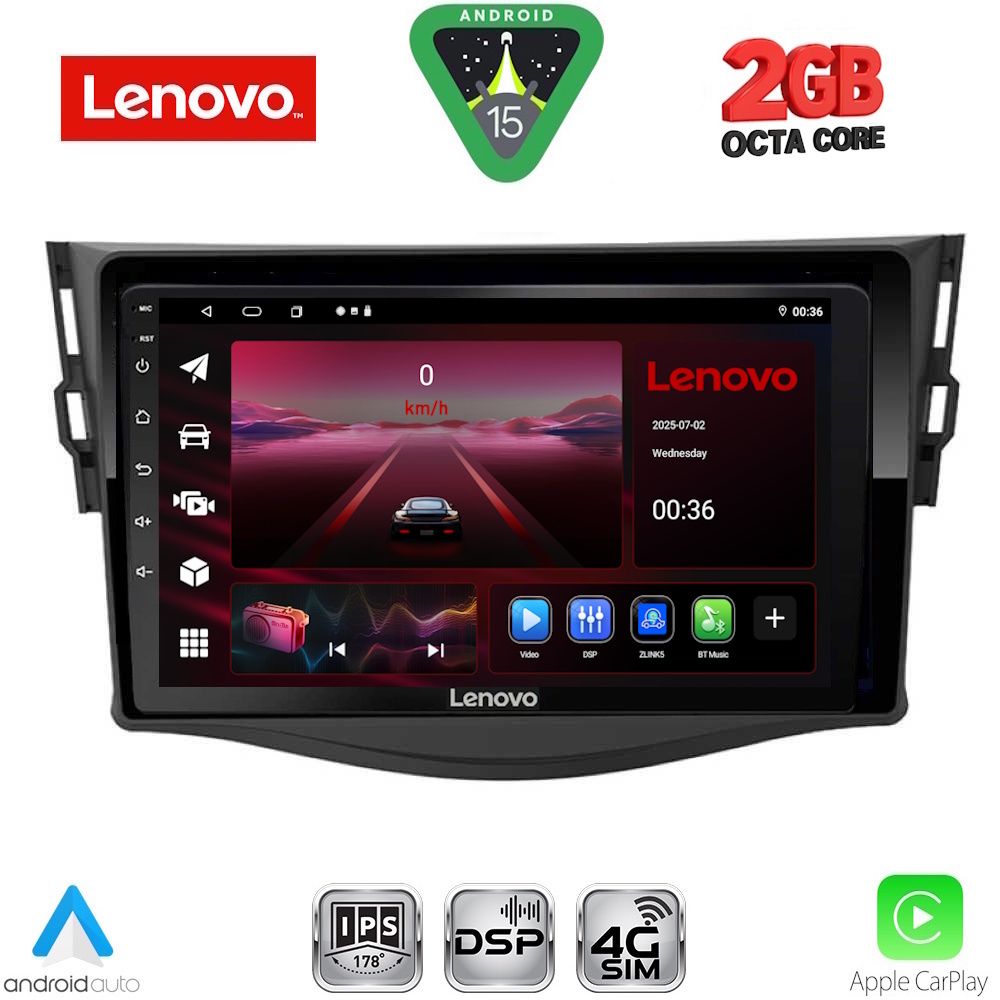 LENOVO LVF 5731_CPA (9inc) MULTIMEDIA TABLET for TOYOTA RAV 4 mod. 2006-2012 LENOVO LVF 5731_CPA (9inc) MULTIMEDIA TABLET for TOYOTA RAV 4 mod. 2006-2012