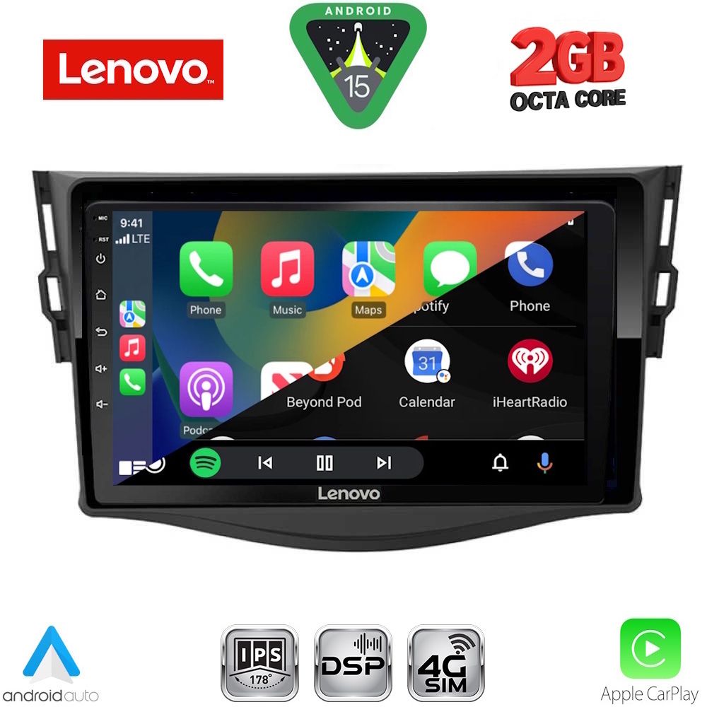 LENOVO LVF 5731_CPA (9inc) MULTIMEDIA TABLET for TOYOTA RAV 4 mod. 2006-2012 LENOVO LVF 5731_CPA (9inc) MULTIMEDIA TABLET for TOYOTA RAV 4 mod. 2006-2012