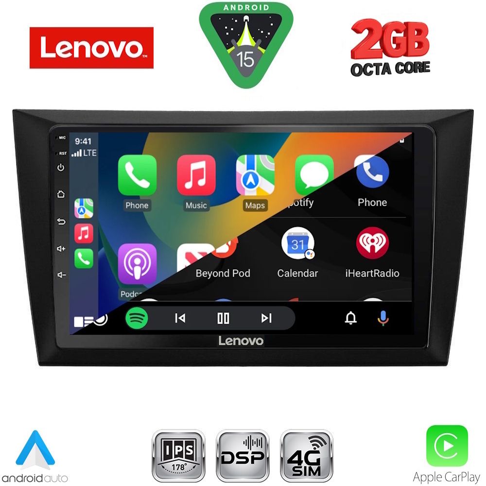 LENOVO LVF 5746_CPA (9inc) MULTIMEDIA TABLET for GOLF 6 mod. 2009-2012 LENOVO LVF 5746_CPA (9inc) MULTIMEDIA TABLET for GOLF 6 mod. 2009-2012