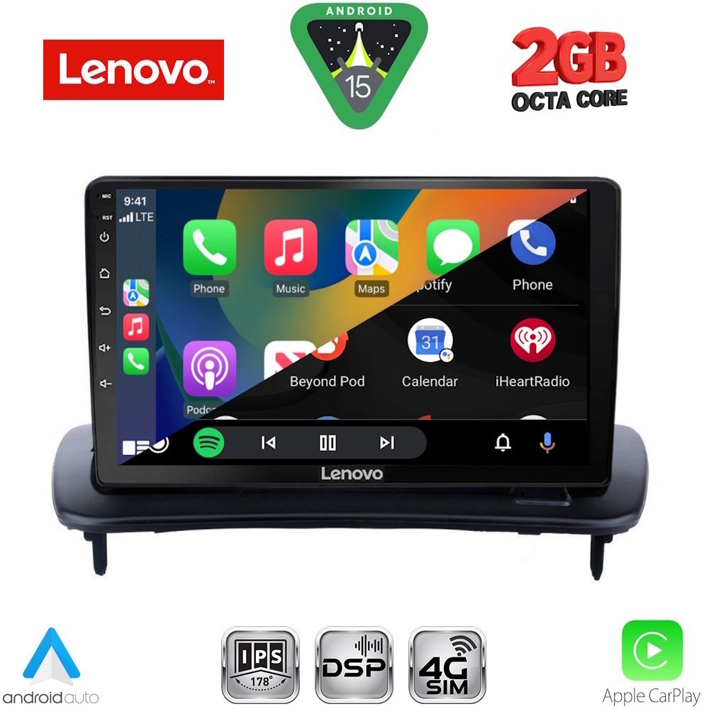 LENOVO LVF 5783_CPA (9inc) MULTIMEDIA TABLET for VOLVO C30 - S40 mod. 2005-2013 LENOVO LVF 5783_CPA (9inc) MULTIMEDIA TABLET for VOLVO C30 - S40 mod. 2005-2013