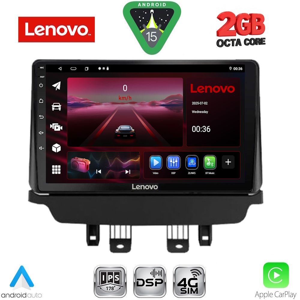 LENOVO LVF 5362_CPA (9inc) MULTIMEDIA TABLET for MAZDA 2 mod. 2014-2023 LENOVO LVF 5362_CPA (9inc) MULTIMEDIA TABLET for MAZDA 2 mod. 2014-2023