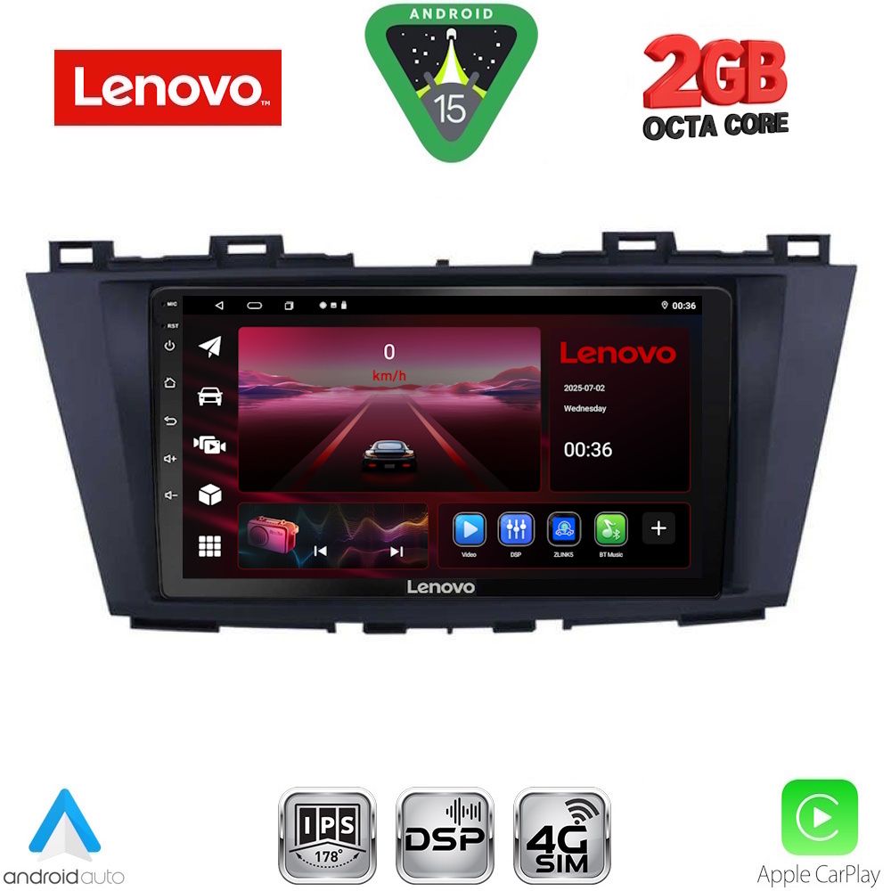 LENOVO LVF 5371_CPA (9inc) MULTIMEDIA TABLET for MAZDA 5 mod. 2011-2020 LENOVO LVF 5371_CPA (9inc) MULTIMEDIA TABLET for MAZDA 5 mod. 2011-2020
