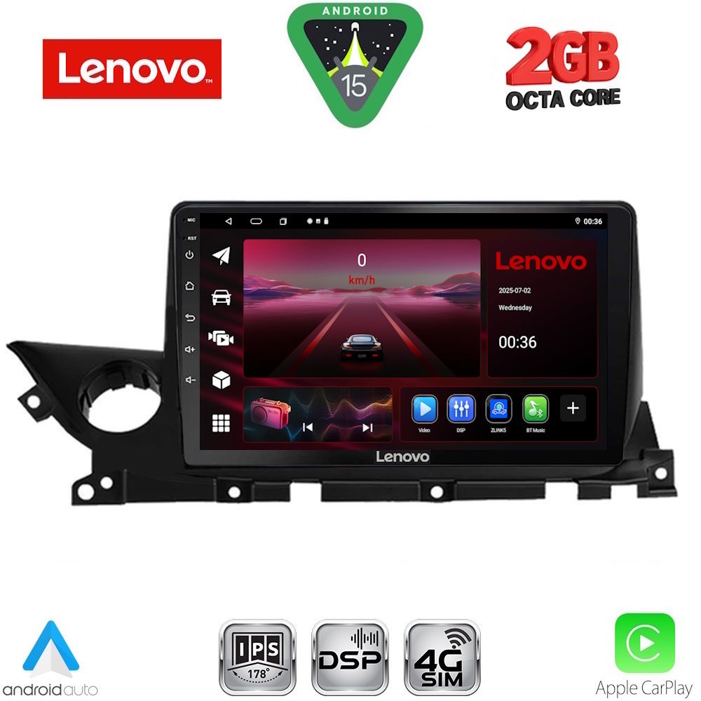 LENOVO LVF 5379B_CPA (9inc) MULTIMEDIA TABLET for MAZDA 6 mod. 2021-2026 LENOVO LVF 5379B_CPA (9inc) MULTIMEDIA TABLET for MAZDA 6 mod. 2021-2026