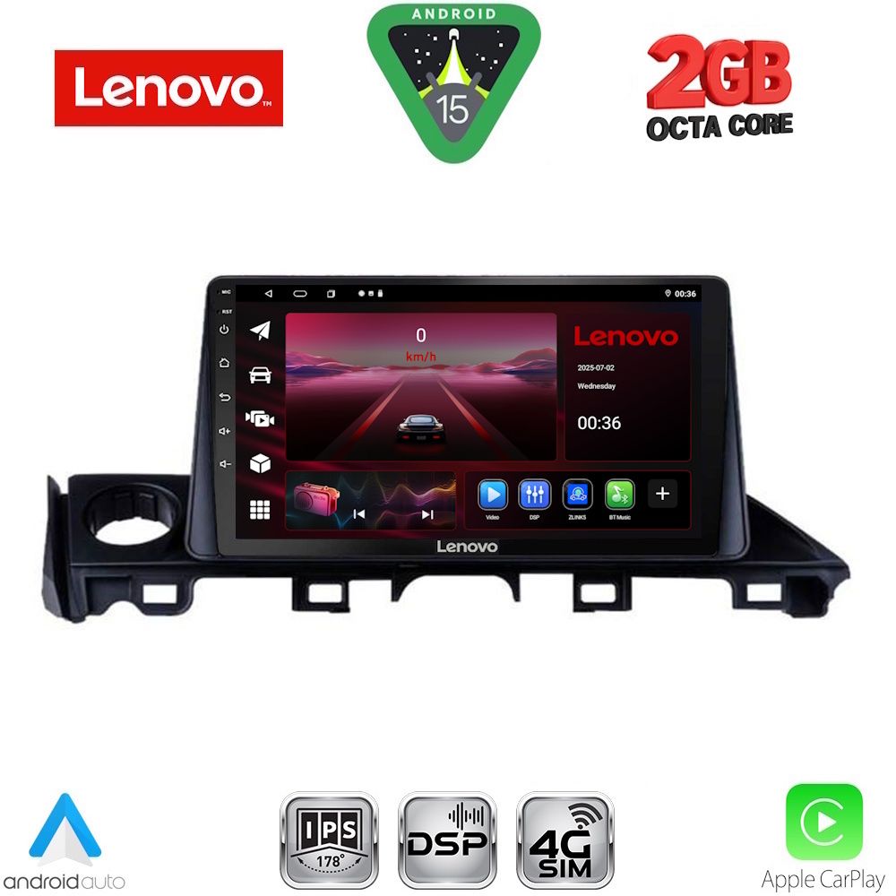 LENOVO LVF 5379_CPA (9inc) MULTIMEDIA TABLET for MAZDA 6 mod. 2017-2020 LENOVO LVF 5379_CPA (9inc) MULTIMEDIA TABLET for MAZDA 6 mod. 2017-2020