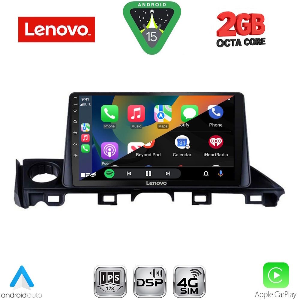 LENOVO LVF 5379_CPA (9inc) MULTIMEDIA TABLET for MAZDA 6 mod. 2017-2020 LENOVO LVF 5379_CPA (9inc) MULTIMEDIA TABLET for MAZDA 6 mod. 2017-2020