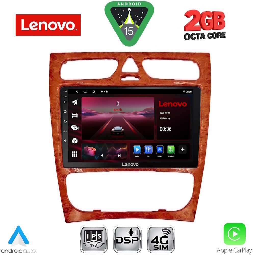 LENOVO LVF 5402CH_CPA (9inc) MULTIMEDIA TABLET for MERCEDES C (W203) mod. 1999-2004 LENOVO LVF 5402CH_CPA (9inc) MULTIMEDIA TABLET for MERCEDES C (W203) mod. 1999-2004
