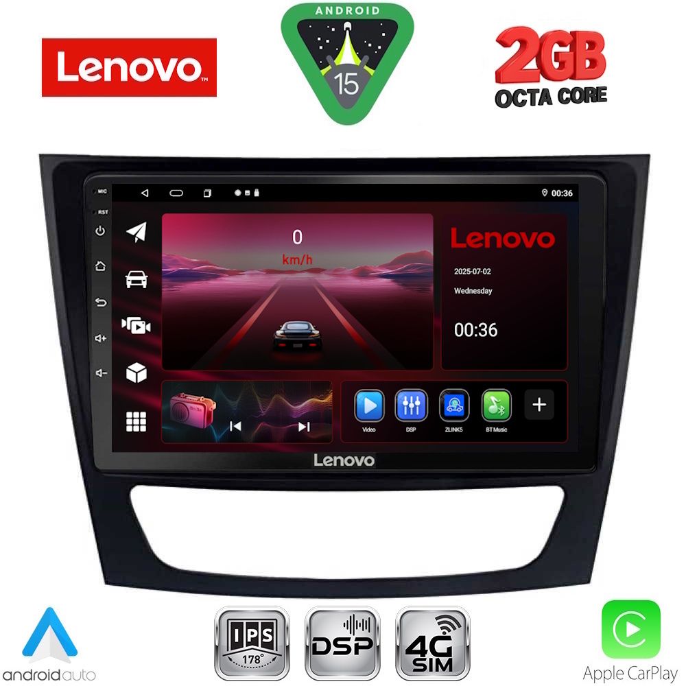 LENOVO LVF 5408_CPA (9inc) MULTIMEDIA TABLET for MERCEDES E (W211) – CLS (W219) mod. 2003-2009 LENOVO LVF 5408_CPA (9inc) MULTIMEDIA TABLET for MERCEDES E (W211) – CLS (W219) mod. 2003-2009