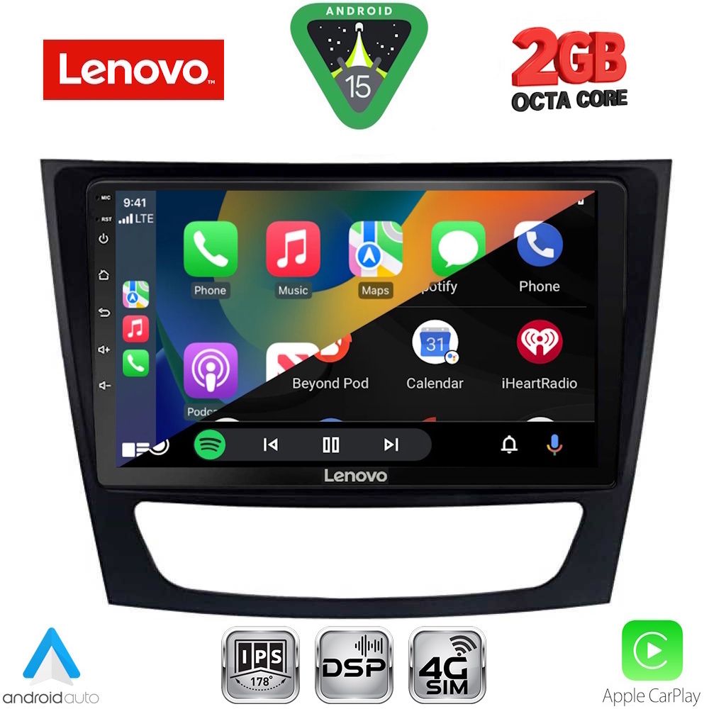LENOVO LVF 5408_CPA (9inc) MULTIMEDIA TABLET for MERCEDES E (W211) – CLS (W219) mod. 2003-2009 LENOVO LVF 5408_CPA (9inc) MULTIMEDIA TABLET for MERCEDES E (W211) – CLS (W219) mod. 2003-2009