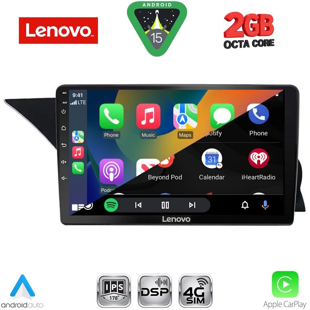 LENOVO LVF 5412_CPA (NTG 4.5) (9inc) MULTIMEDIA TABLET for MERCEDES GLK (X204) mod. 2013-2017 LENOVO LVF 5412_CPA (NTG 4.5) (9inc) MULTIMEDIA TABLET for MERCEDES GLK (X204) mod. 2013-2017