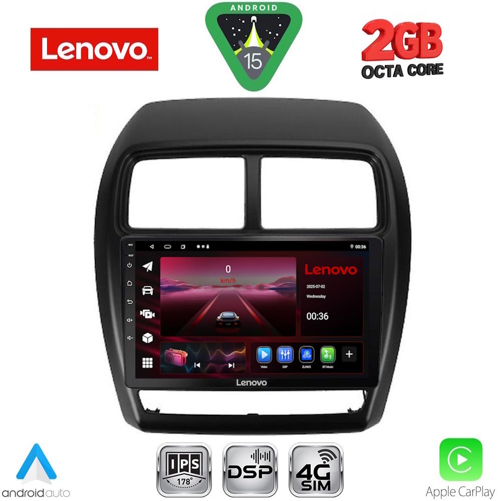 LENOVO LVF 5431_CPA (9inc) MULTIMEDIA TABLET for MITSUBISHI ASX mod. 2020-2023 LENOVO LVF 5431_CPA (9inc) MULTIMEDIA TABLET for MITSUBISHI ASX mod. 2020-2023