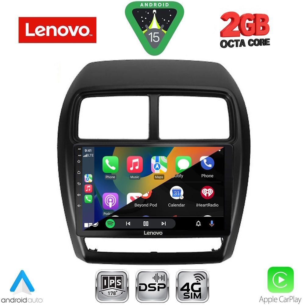 LENOVO LVF 5431_CPA (9inc) MULTIMEDIA TABLET for MITSUBISHI ASX mod. 2020-2023 LENOVO LVF 5431_CPA (9inc) MULTIMEDIA TABLET for MITSUBISHI ASX mod. 2020-2023