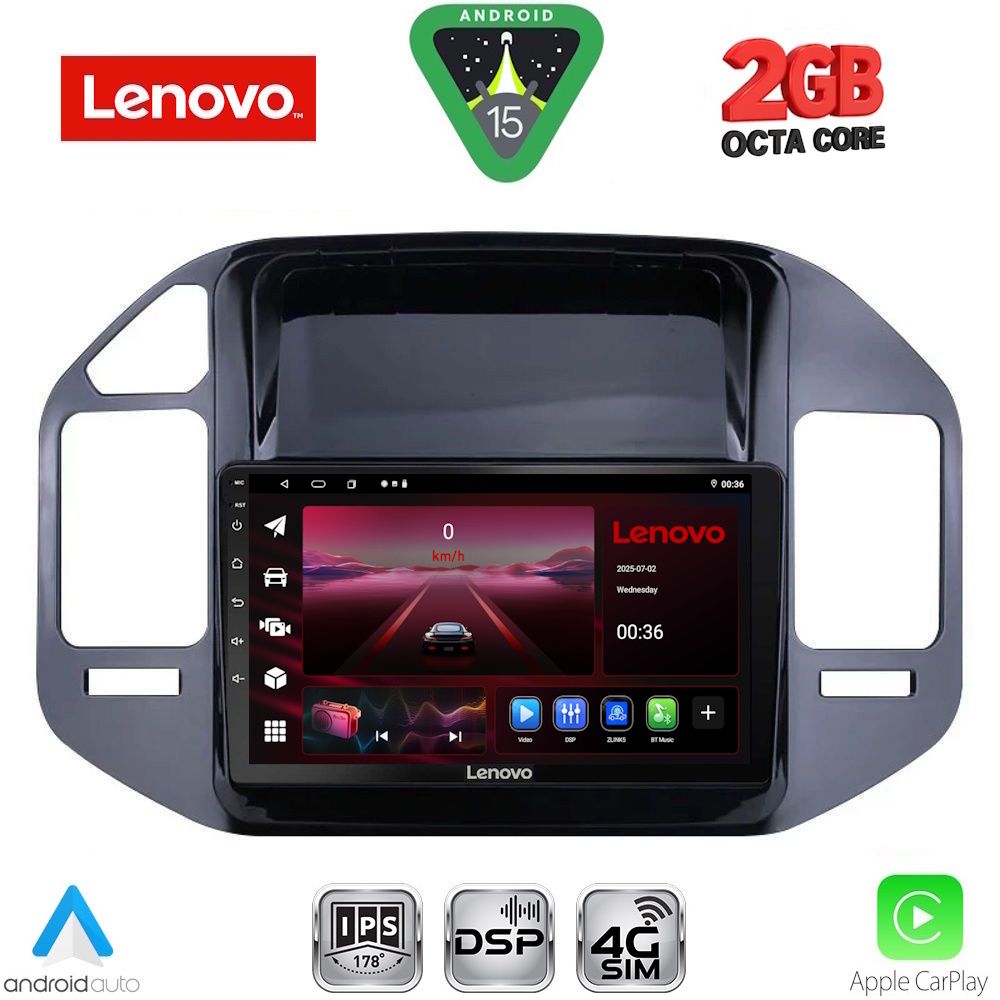 LENOVO LVF 5444_CPA (9inc) MULTIMEDIA TABLET for MITSUBISHI PAJERO mod. 1999-2006 LENOVO LVF 5444_CPA (9inc) MULTIMEDIA TABLET for MITSUBISHI PAJERO mod. 1999-2006