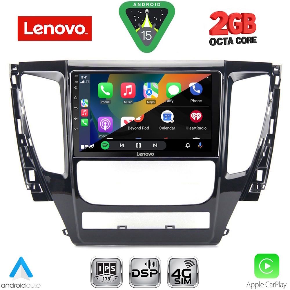 LENOVO LVF 5447A_CPA (9inc) MULTIMEDIA TABLET for MITSUBISHI PAJERO mod. 2013-2020 LENOVO LVF 5447A_CPA (9inc) MULTIMEDIA TABLET for MITSUBISHI PAJERO mod. 2013-2020
