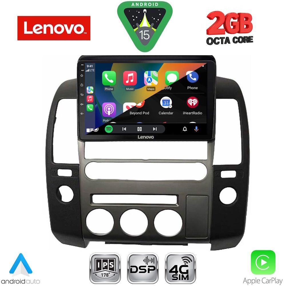 LENOVO LVF 5454_CPA (ORIG.NAVI) (9inc) MULTIMEDIA TABLET for NISSAN NAVARA D40 mod. 2006-2011 με Original Navi LENOVO LVF 5454_CPA (ORIG.NAVI) (9inc) MULTIMEDIA TABLET for NISSAN NAVARA D40 mod. 2006-2011 με Original Navi