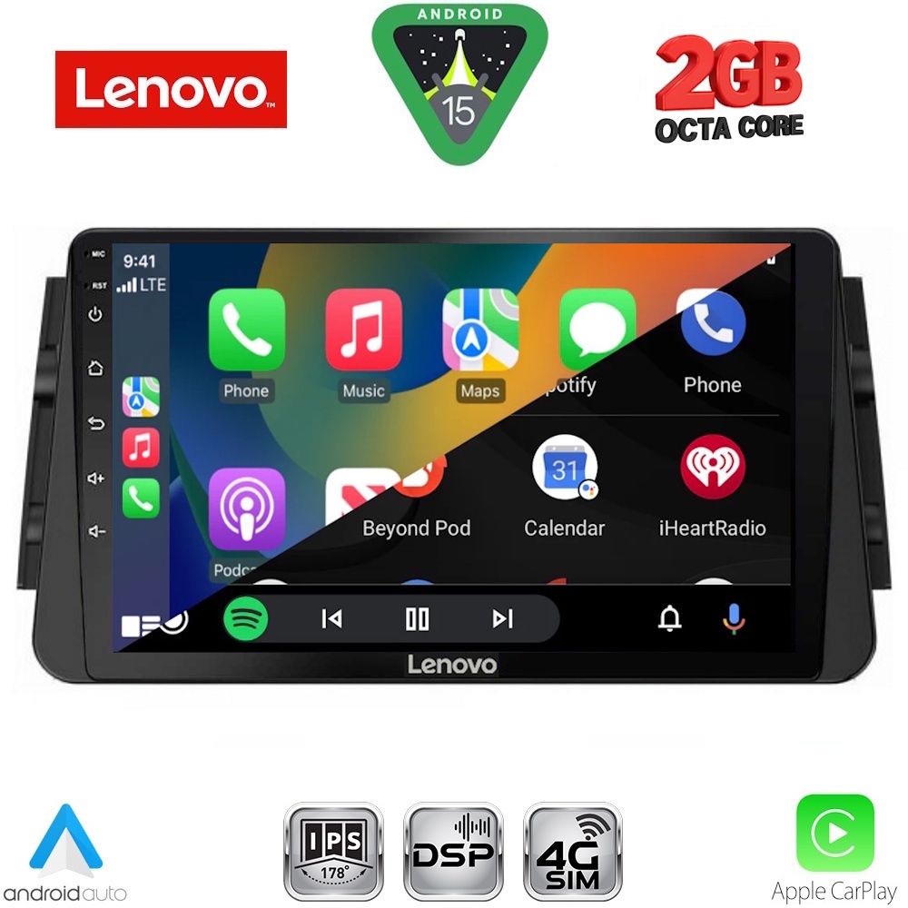 LENOVO LVF 5460_CPA (9inc) MULTIMEDIA TABLET for NISSAN MICRA mod. 2017-2025 LENOVO LVF 5460_CPA (9inc) MULTIMEDIA TABLET for NISSAN MICRA mod. 2017-2025