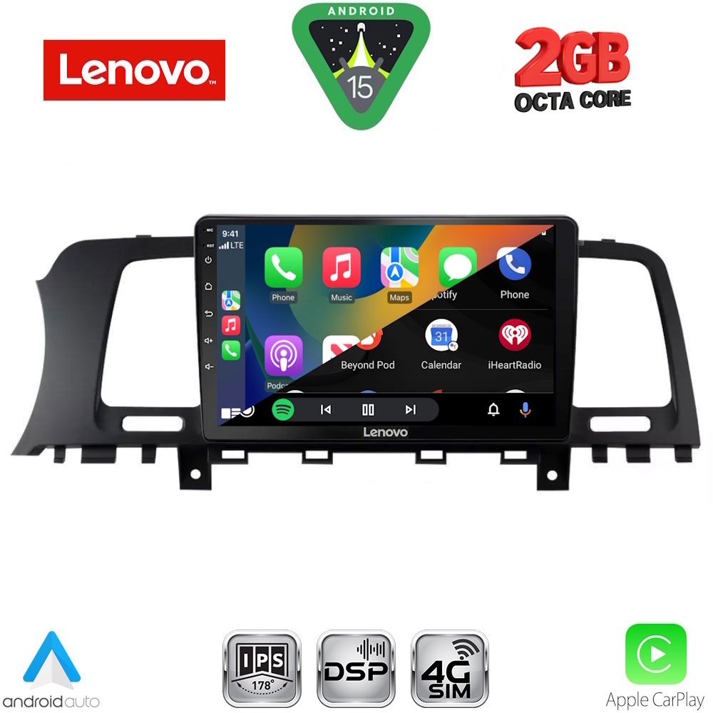 LENOVO LVF 5462_CPA (9inc) MULTIMEDIA TABLET for NISSAN MURANO mod. 2007-2014 LENOVO LVF 5462_CPA (9inc) MULTIMEDIA TABLET for NISSAN MURANO mod. 2007-2014