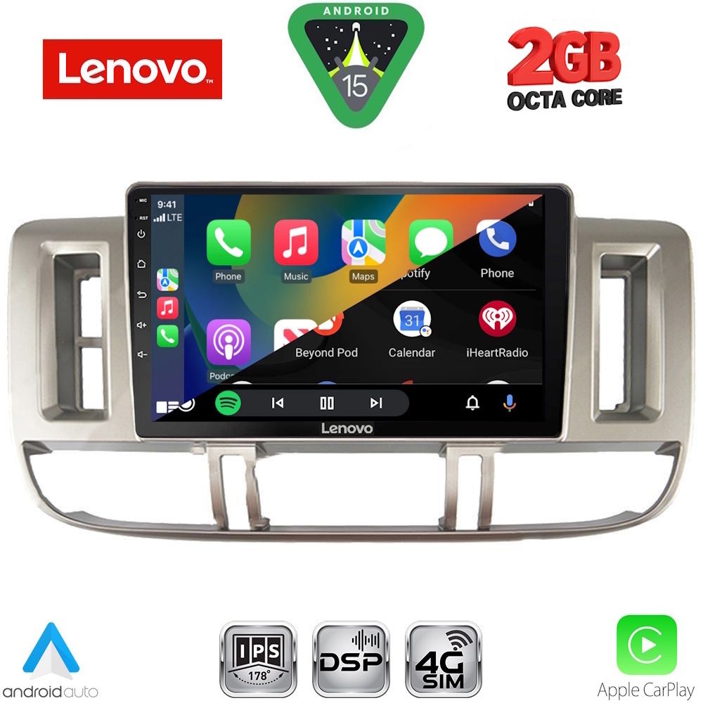 LENOVO LVF 5474_CPA (9inc) MULTIMEDIA TABLET for NISSAN XTRAIL mod. 2000-2004 LENOVO LVF 5474_CPA (9inc) MULTIMEDIA TABLET for NISSAN XTRAIL mod. 2000-2004