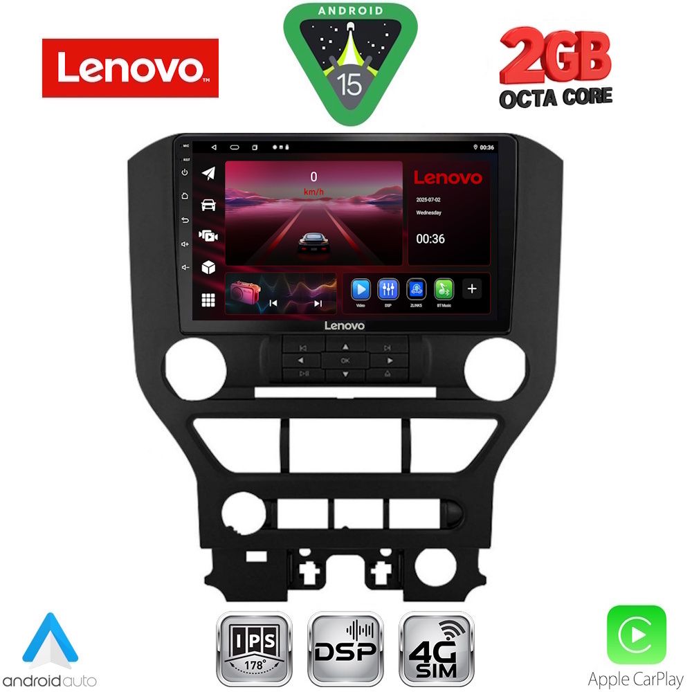 LENOVO LVF 5166_CPA 3BUT (9inc) MULTIMEDIA TABLET for FORD MUSTANG mod. 2015-2020 LENOVO LVF 5166_CPA 3BUT (9inc) MULTIMEDIA TABLET for FORD MUSTANG mod. 2015-2020
