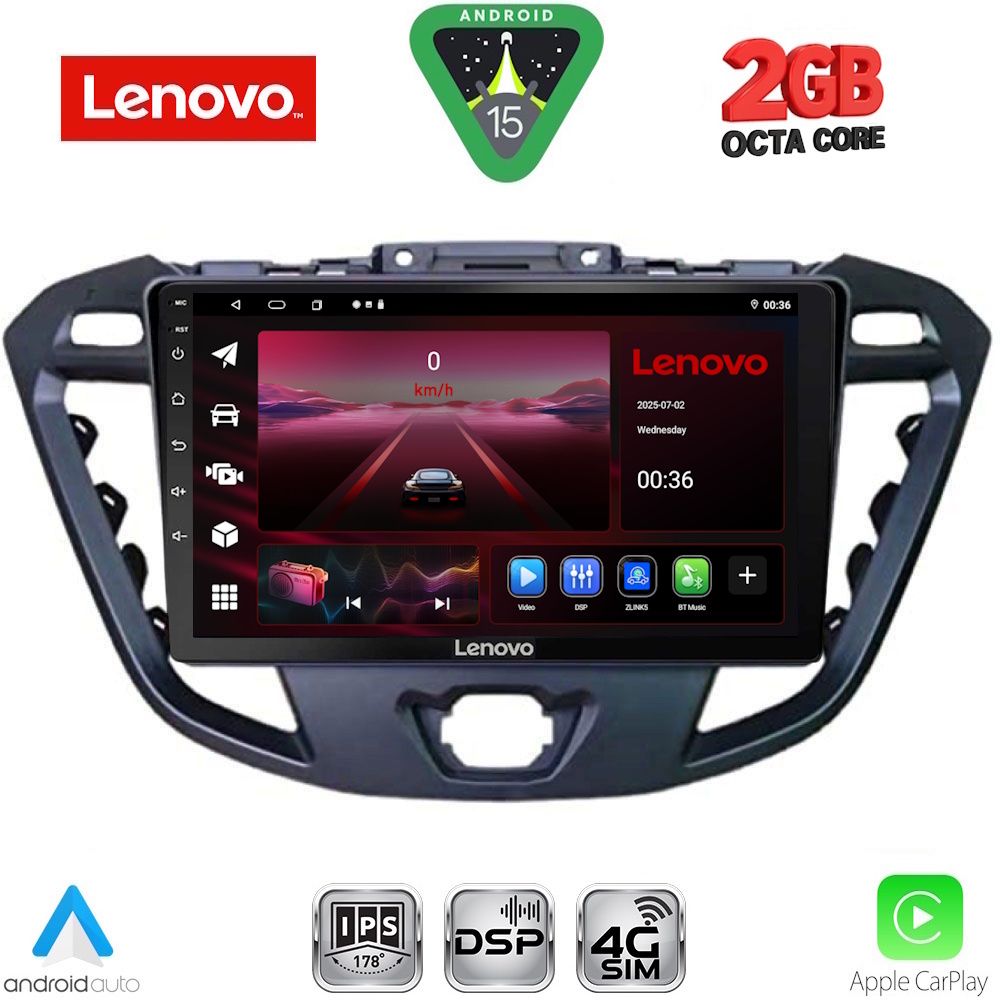 LENOVO LVF 5177_CPA (9inc) MULTIMEDIA TABLET for FORD TRANSIT CUSTOM | TOURNEO CUSTOM mod. 2013-2019 LENOVO LVF 5177_CPA (9inc) MULTIMEDIA TABLET for FORD TRANSIT CUSTOM | TOURNEO CUSTOM mod. 2013-2019