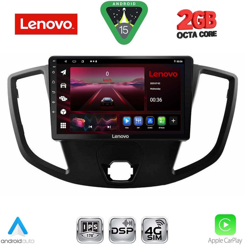 LENOVO LVF 5179_CPA (9inc) MULTIMEDIA TABLET for FORD TRANSIT mod. 2014-2020 LENOVO LVF 5179_CPA (9inc) MULTIMEDIA TABLET for FORD TRANSIT mod. 2014-2020