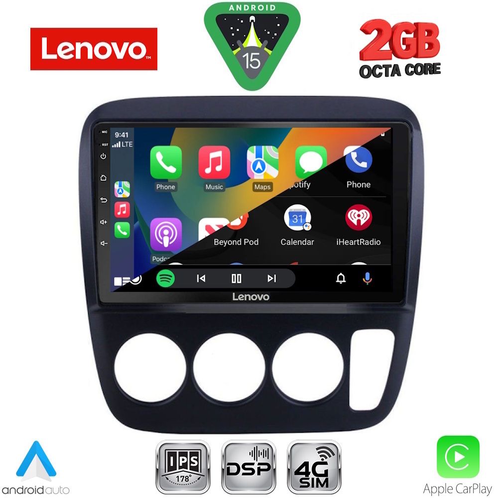LENOVO LVF 5196_CPA A/C (9inc) MULTIMEDIA TABLET for HONDA CRV mod. 1996-2006 LENOVO LVF 5196_CPA A/C (9inc) MULTIMEDIA TABLET for HONDA CRV mod. 1996-2006