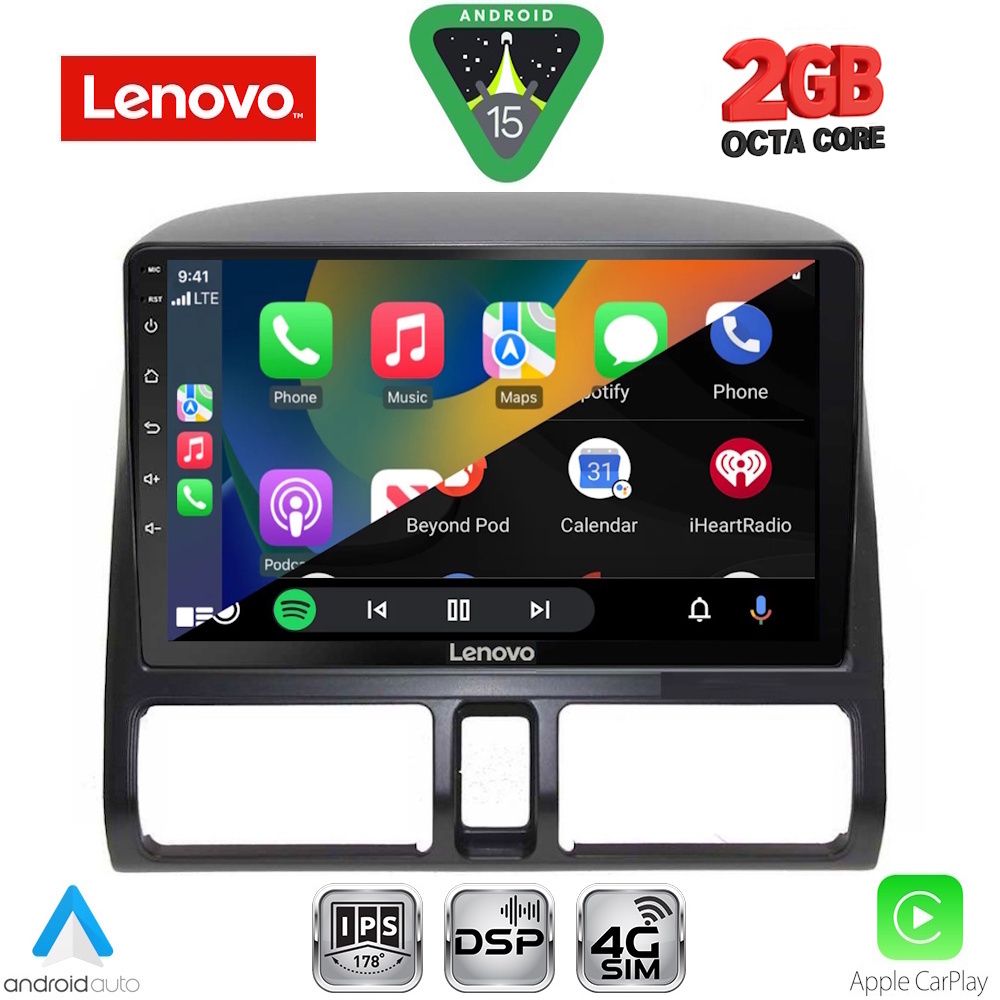 LENOVO LVF 5196_CPA CLIMA (9inc) MULTIMEDIA TABLET for HONDA CRV mod. 1996-2006 LENOVO LVF 5196_CPA CLIMA (9inc) MULTIMEDIA TABLET for HONDA CRV mod. 1996-2006