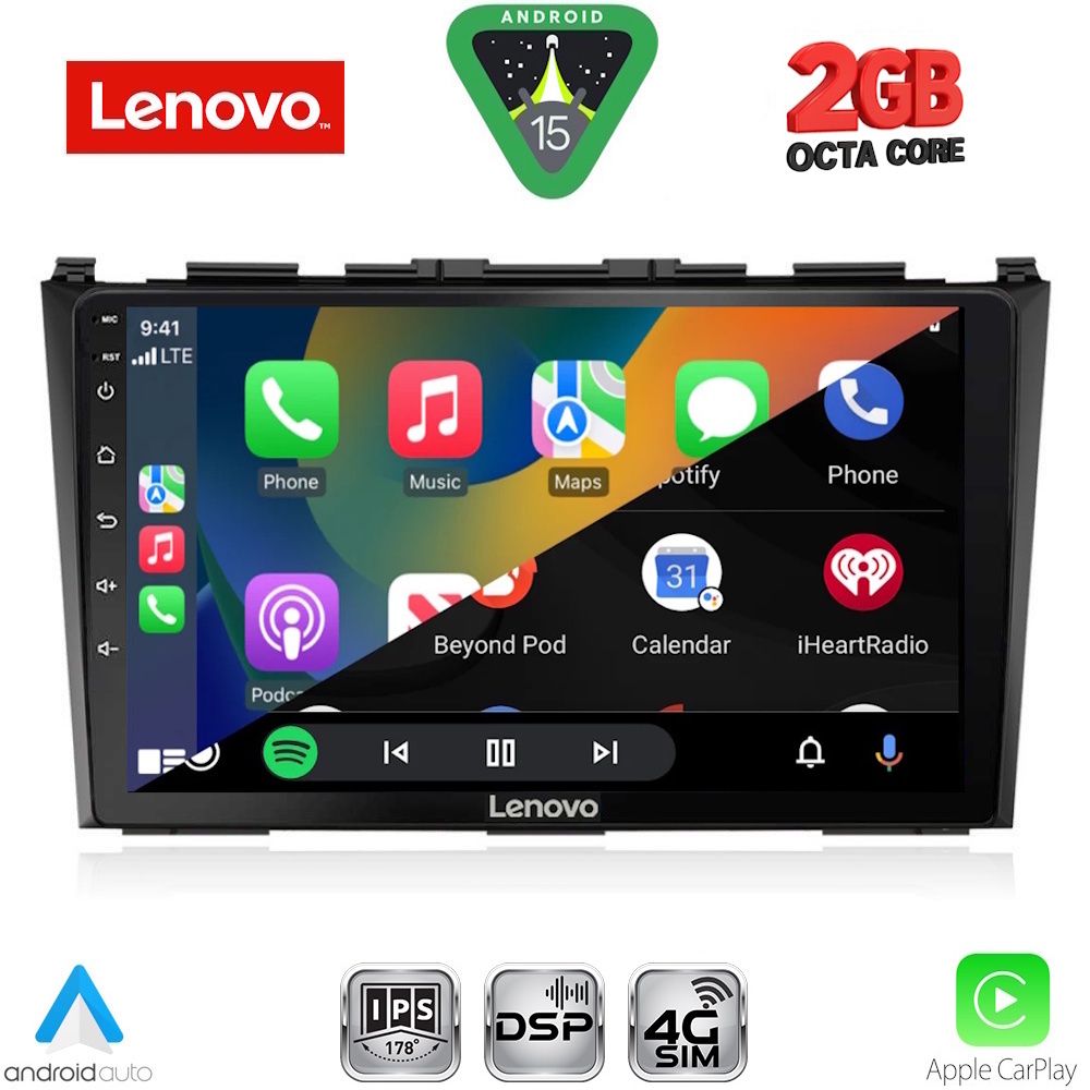 LENOVO LVF 5197_CPA (9inc) MULTIMEDIA TABLET for HONDA CRV mod. 2006-2012 LENOVO LVF 5197_CPA (9inc) MULTIMEDIA TABLET for HONDA CRV mod. 2006-2012
