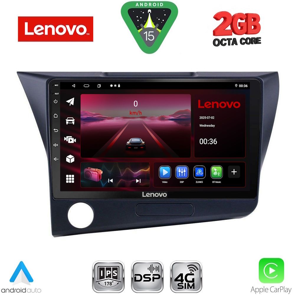 LENOVO LVF 5203_CPA (9inc) MULTIMEDIA TABLET for HONDA CRZ mod. 2010-2016 LENOVO LVF 5203_CPA (9inc) MULTIMEDIA TABLET for HONDA CRZ mod. 2010-2016