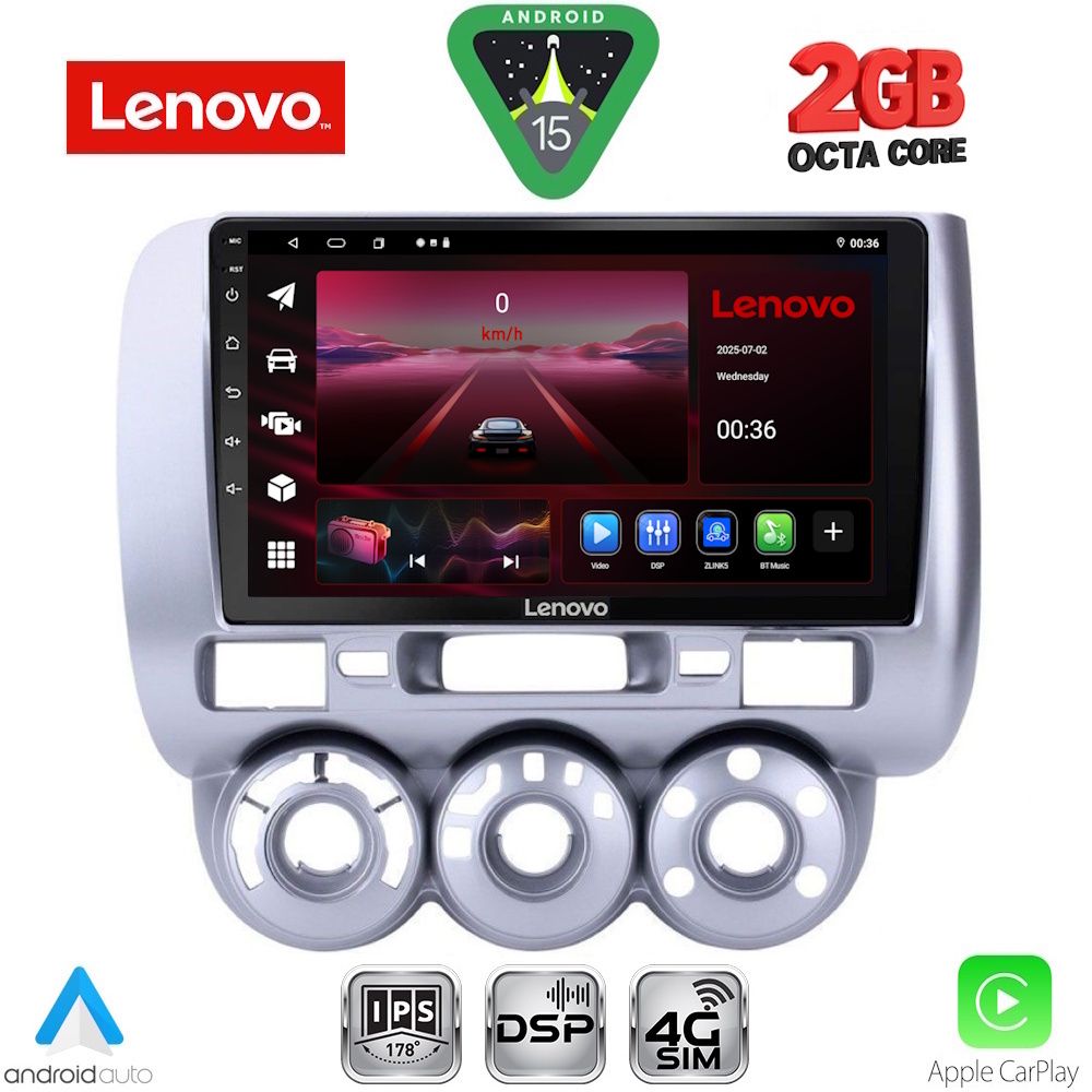LENOVO LVF 5210_CPA A/C (9inc) MULTIMEDIA TABLET for HONDA JAZZ mod. 2002-2008 LENOVO LVF 5210_CPA A/C (9inc) MULTIMEDIA TABLET for HONDA JAZZ mod. 2002-2008
