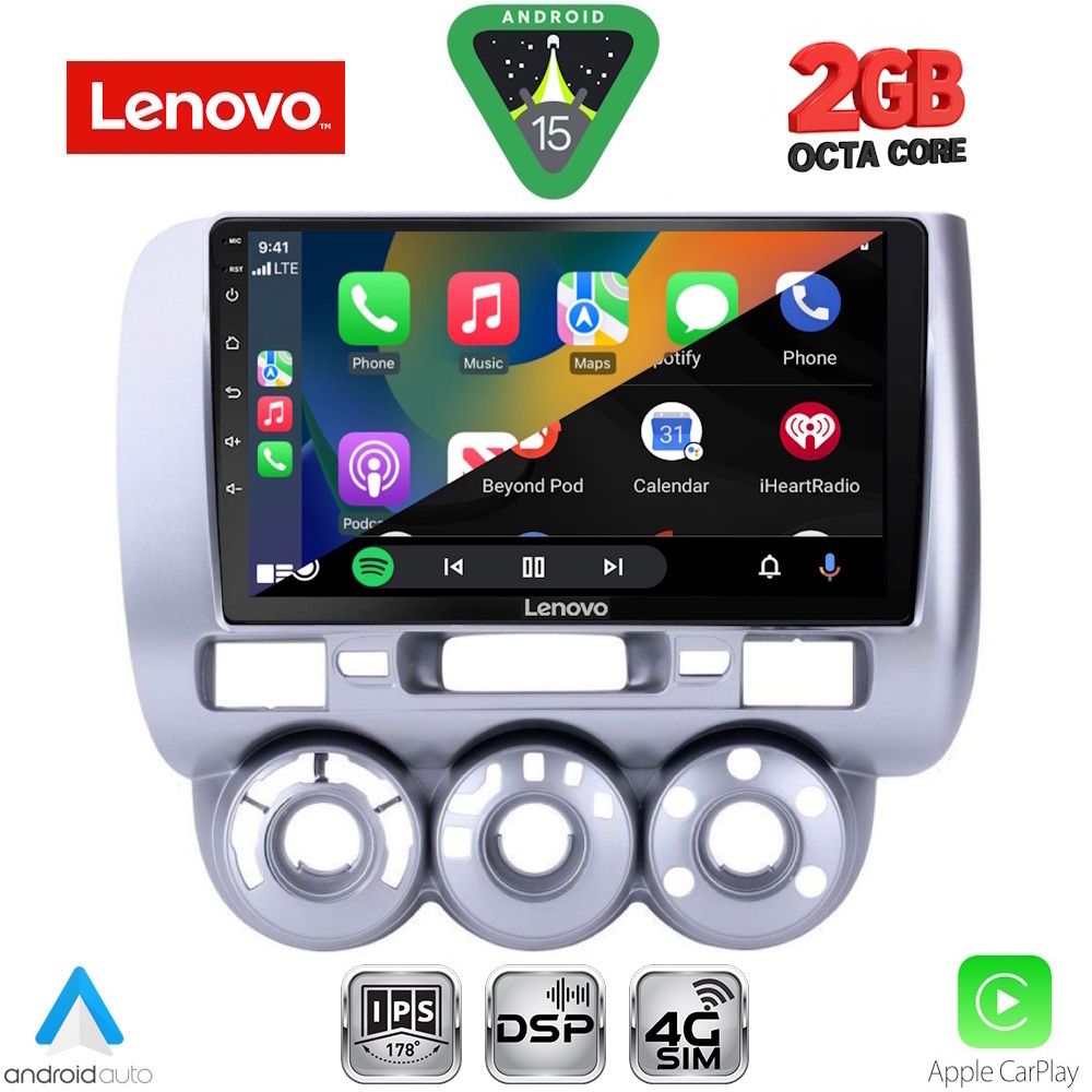 LENOVO LVF 5210_CPA A/C (9inc) MULTIMEDIA TABLET for HONDA JAZZ mod. 2002-2008 LENOVO LVF 5210_CPA A/C (9inc) MULTIMEDIA TABLET for HONDA JAZZ mod. 2002-2008