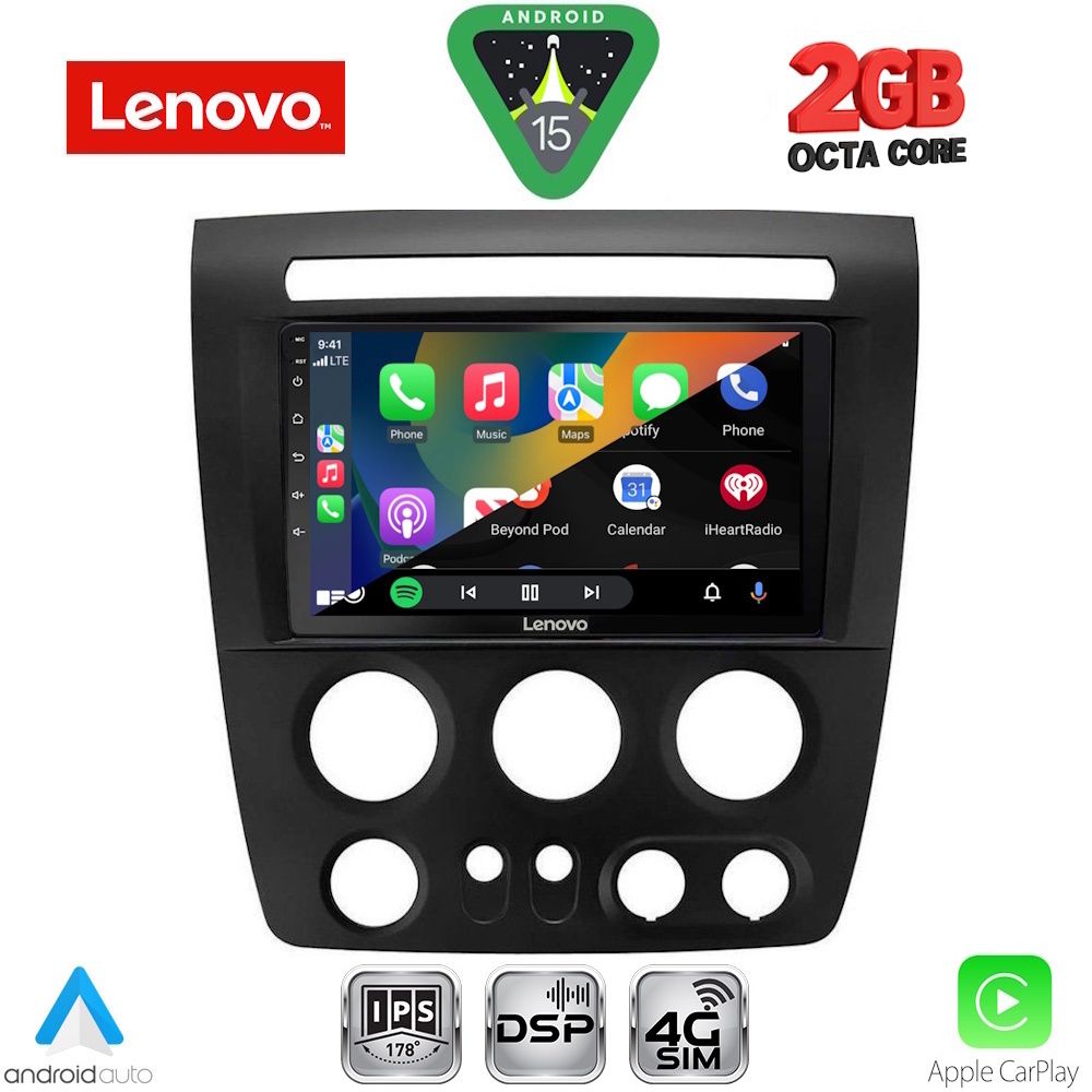 LENOVO LVF 5218_CPA (9inc) MULTIMEDIA TABLET for HUMMER H3 mod. 2005-2009 LENOVO LVF 5218_CPA (9inc) MULTIMEDIA TABLET for HUMMER H3 mod. 2005-2009