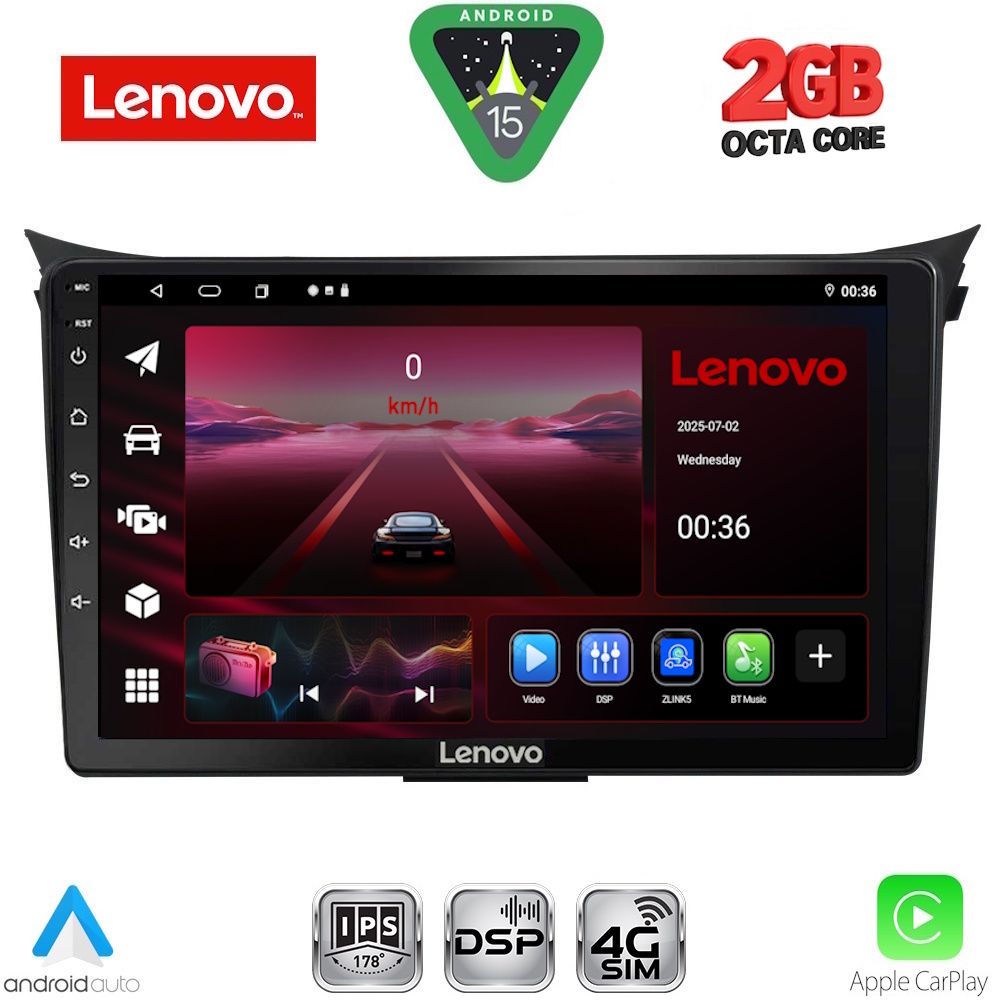 LENOVO LVF 5232_CPA (9inc) MULTIMEDIA TABLET for HYUNDAI i30 mod. 2012-2017 LENOVO LVF 5232_CPA (9inc) MULTIMEDIA TABLET for HYUNDAI i30 mod. 2012-2017