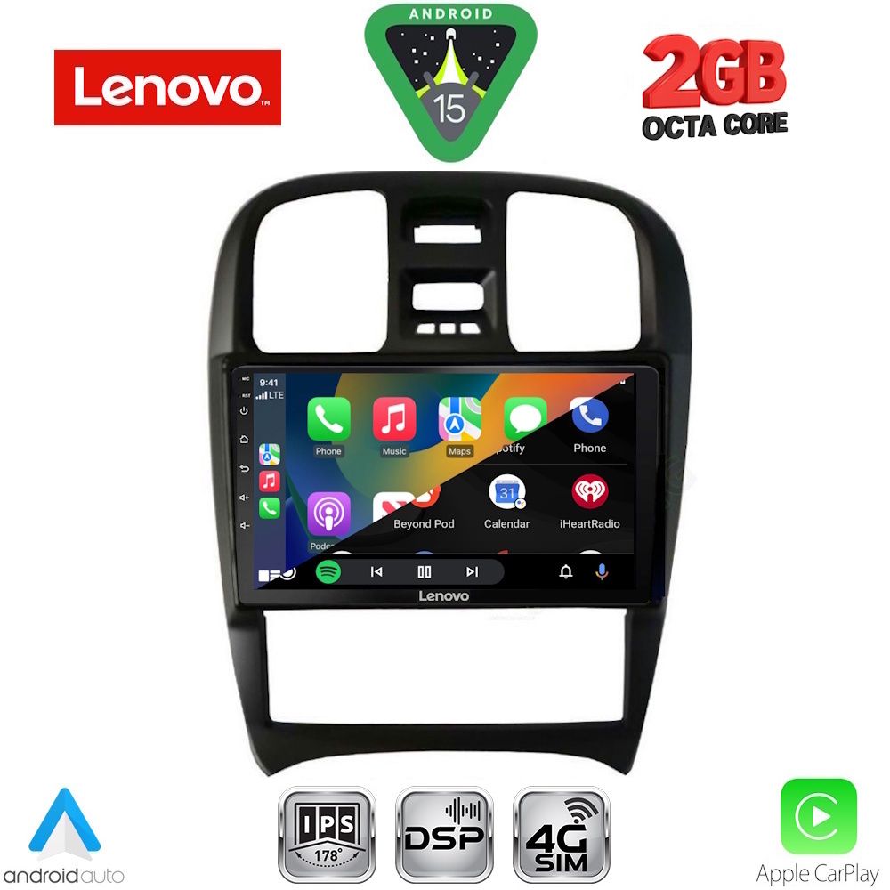 LENOVO LVF 5247_CPA (9inc) MULTIMEDIA TABLET for HYUNDAI SONATA mod. 2000-2006 LENOVO LVF 5247_CPA (9inc) MULTIMEDIA TABLET for HYUNDAI SONATA mod. 2000-2006