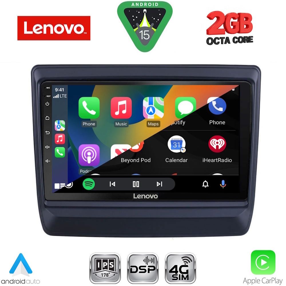 LENOVO LVF 5256_CPA (9inc) MULTIMEDIA TABLET for ISUZU DMAX mod. 2020-2026 LENOVO LVF 5256_CPA (9inc) MULTIMEDIA TABLET for ISUZU DMAX mod. 2020-2026