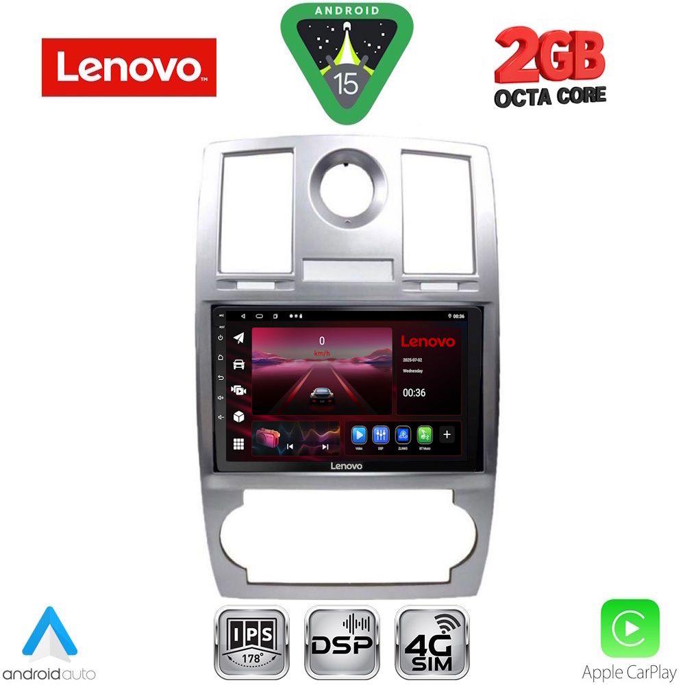 LENOVO LVF 5285_CPA (9inc) MULTIMEDIA TABLET for CHRYSLER 300C mod. 2005-2010 LENOVO LVF 5285_CPA (9inc) MULTIMEDIA TABLET for CHRYSLER 300C mod. 2005-2010