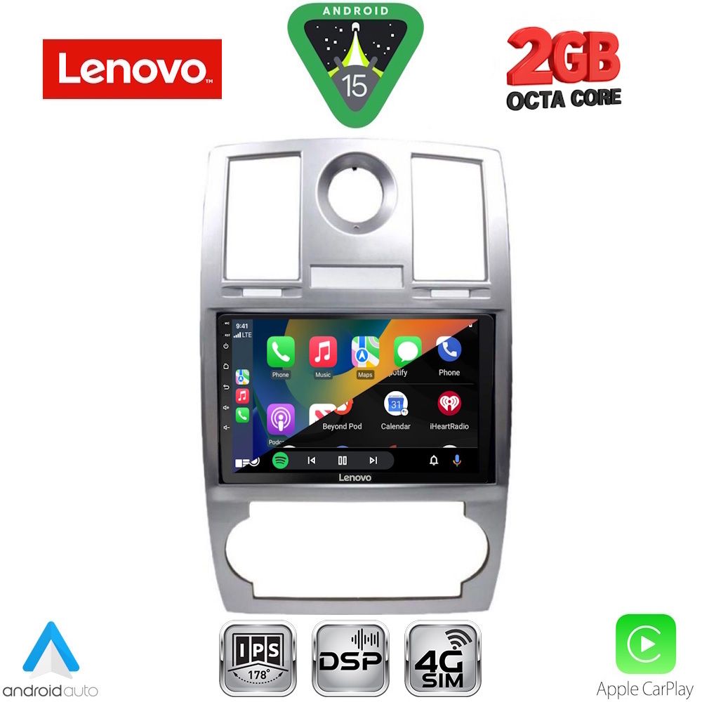LENOVO LVF 5285_CPA (9inc) MULTIMEDIA TABLET for CHRYSLER 300C mod. 2005-2010 LENOVO LVF 5285_CPA (9inc) MULTIMEDIA TABLET for CHRYSLER 300C mod. 2005-2010