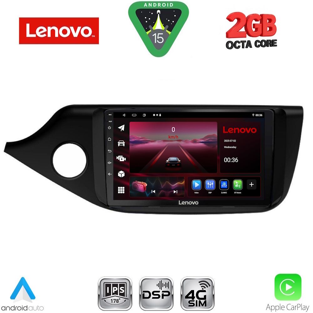 LENOVO LVF 5302_CPA (9inc) MULTIMEDIA TABLET for KIA CEED mod. 2012-2018 LENOVO LVF 5302_CPA (9inc) MULTIMEDIA TABLET for KIA CEED mod. 2012-2018