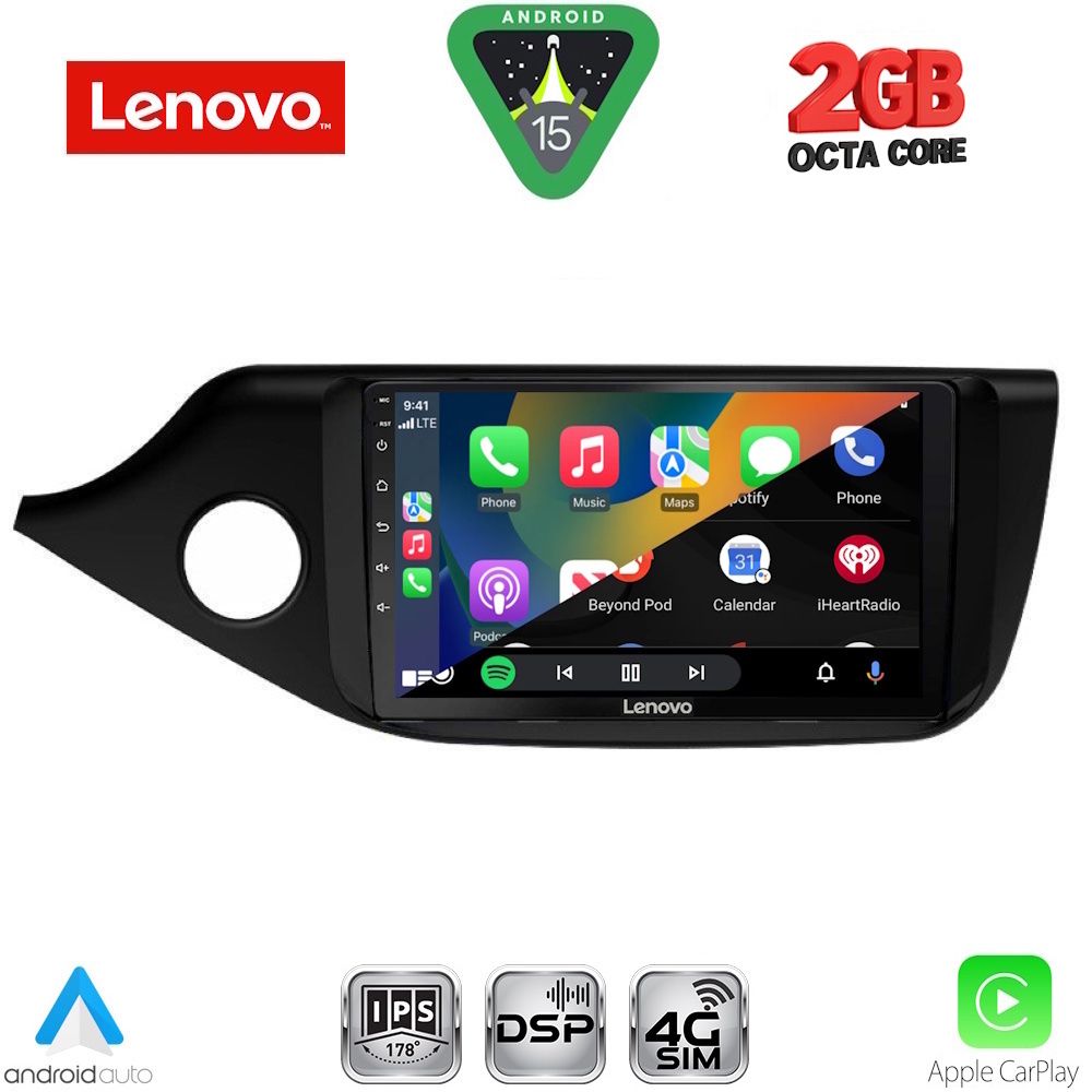 LENOVO LVF 5302_CPA (9inc) MULTIMEDIA TABLET for KIA CEED mod. 2012-2018 LENOVO LVF 5302_CPA (9inc) MULTIMEDIA TABLET for KIA CEED mod. 2012-2018