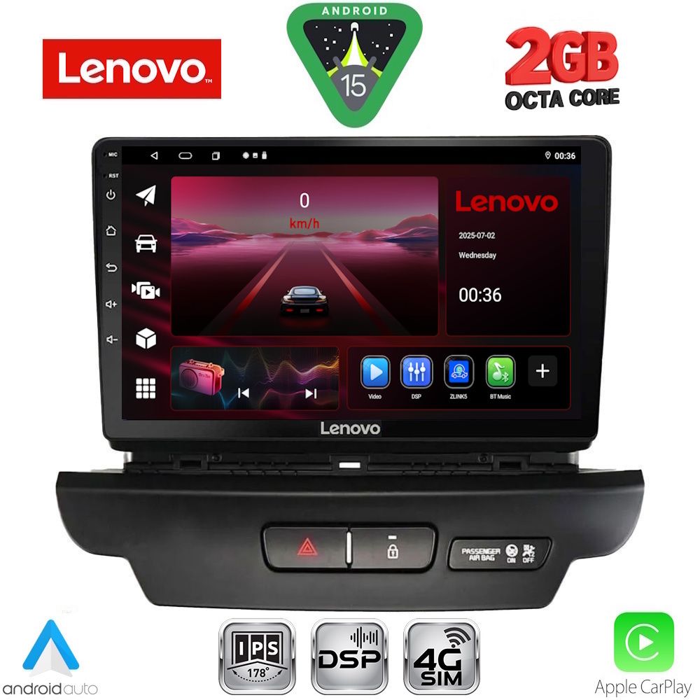 LENOVO LVF 5304_CPA (9inc) MULTIMEDIA TABLET for KIA CEED - XCEED mod. 2018-2022 LENOVO LVF 5304_CPA (9inc) MULTIMEDIA TABLET for KIA CEED - XCEED mod. 2018-2022