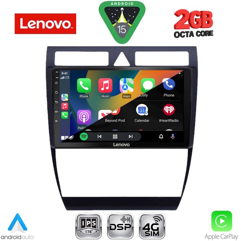 LENOVO LVF 5006_CPA (9inc) MULTIMEDIA TABLET for AUDI A6 mod. 1998-2005 LENOVO LVF 5006_CPA (9inc) MULTIMEDIA TABLET for AUDI A6 mod. 1998-2005
