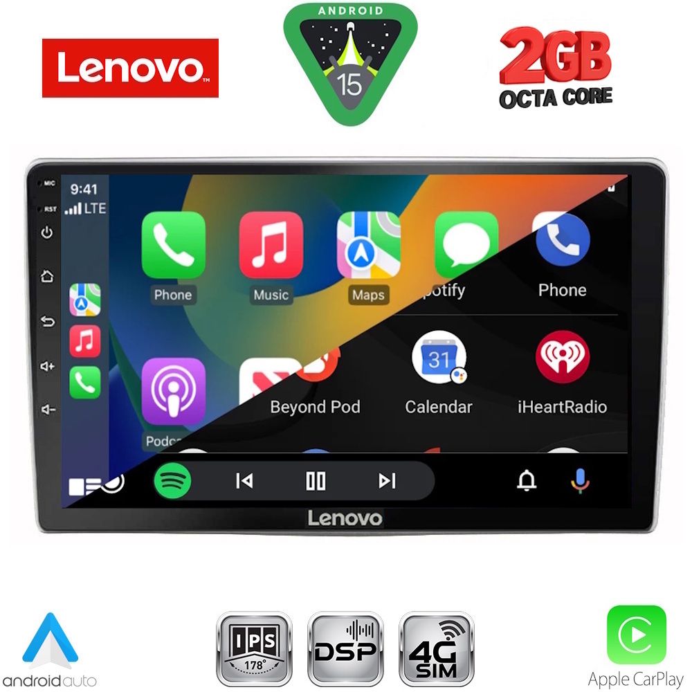 LENOVO LVF 5028_CPA (9inc) MULTIMEDIA TABLET for ALFA ROMEO MITO mod. 2008-2018 LENOVO LVF 5028_CPA (9inc) MULTIMEDIA TABLET for ALFA ROMEO MITO mod. 2008-2018