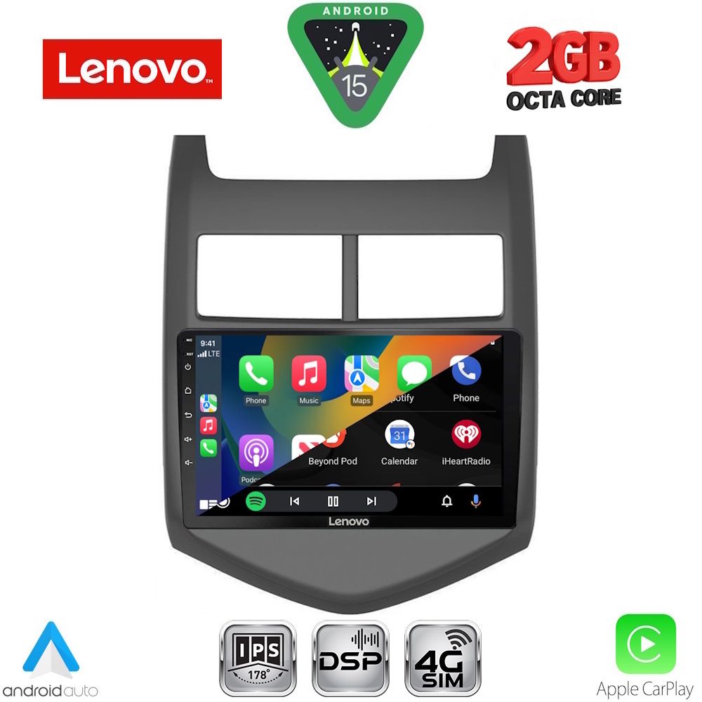 LENOVO LVF 5074_CPA (9inc) MULTIMEDIA TABLET for CHEVROLET AVEO mod. 2011-2014 LENOVO LVF 5074_CPA (9inc) MULTIMEDIA TABLET for CHEVROLET AVEO mod. 2011-2014