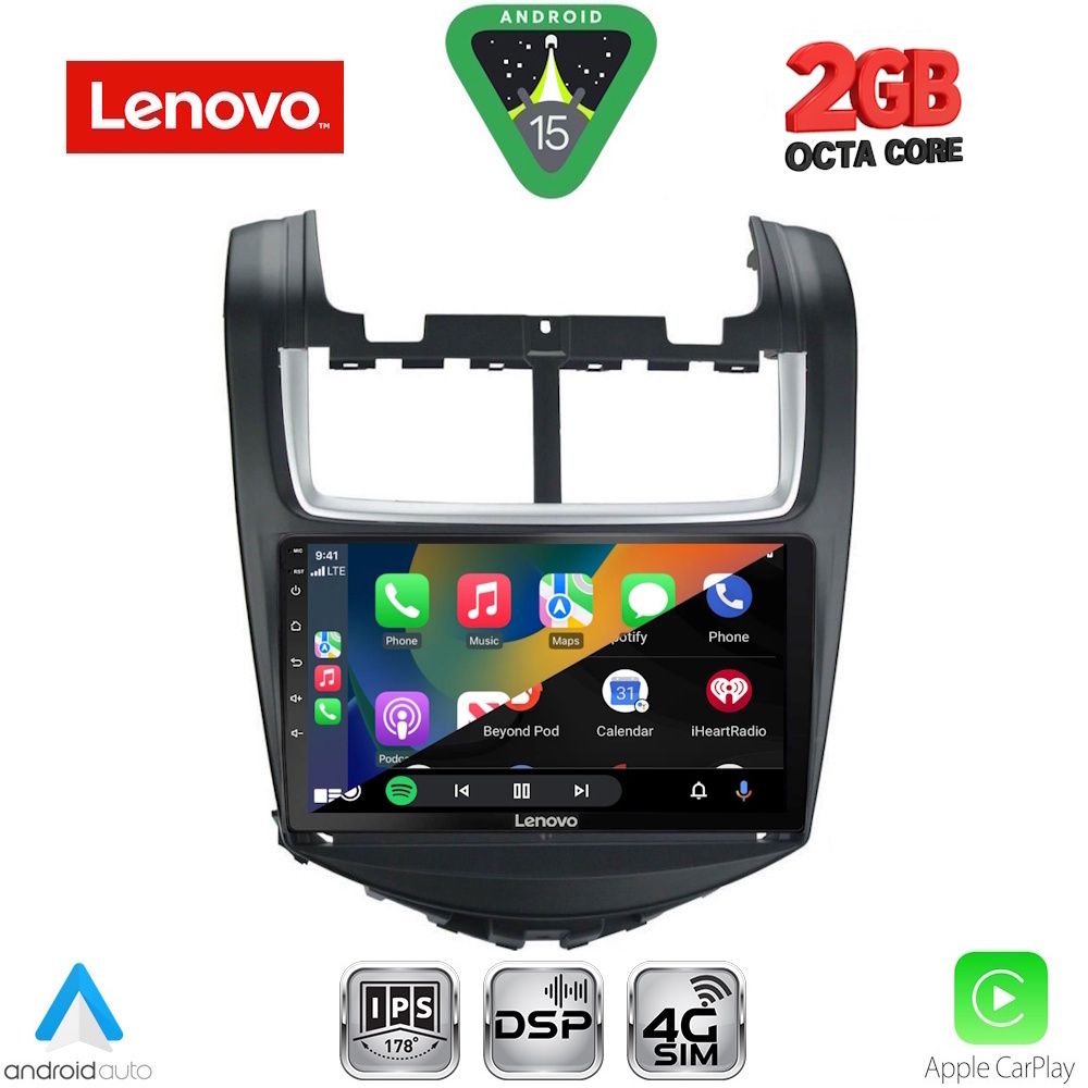 LENOVO LVF 5075_CPA (9inc) MULTIMEDIA TABLET for CHEVROLET AVEO mod. 2014-2017 LENOVO LVF 5075_CPA (9inc) MULTIMEDIA TABLET for CHEVROLET AVEO mod. 2014-2017