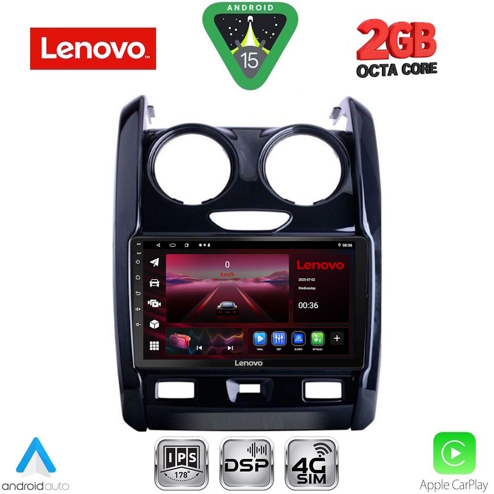 LENOVO LVF 5103_CPA (9inc) MULTIMEDIA TABLET for DACIA DUSTER mod. 2012-2019 LENOVO LVF 5103_CPA (9inc) MULTIMEDIA TABLET for DACIA DUSTER mod. 2012-2019